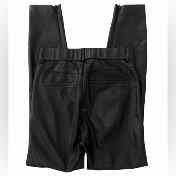 Zara Trafaluc Collection High Rise Vegan Faux Leather Pants, Black, Size S - Picture 12 of 15